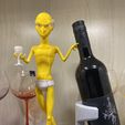 Mr. Burns Naked Wine Holder