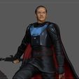 7.jpg MOFF GIDEON 3D PRINT STATUE MANDALORIAN STARWARS DISNEY DARK SABER 3D print model
