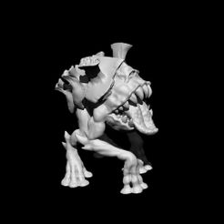 Base-Render-53775.jpg Free STL file Hungry daemon imp・Model to download and 3D print, AM-Loricen