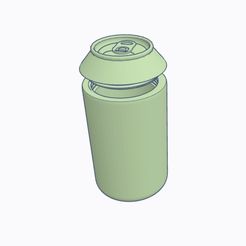 beer-can-secret-storage-container-pic-2.jpg STL file Beer Can - Pepsi Can Secret Container Coin Bank Piggy Bank・3D printing design to download