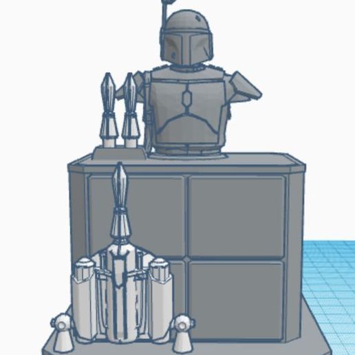 Book of Boba Fett - Weapon and Armor Rack from the Series 3D model