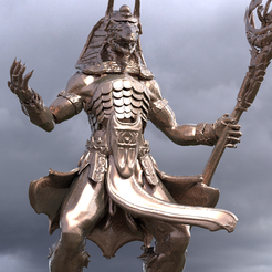 untitled.4012.png OBJ file Anubis Statue Sculpture 1・Model to download and 3D print