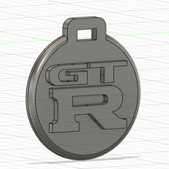GTR-1.png Pendentif porte clé Nissan GTR / Nissan GTR Key ring ornament