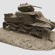 6.png Destroyed M3 Lee Medium Tank (US, WW2)
