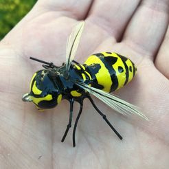 Wasp_Lure-005.jpg Download free STL file Ultralight Wasp Lure • 3D printable design, sthone