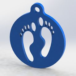 huellas.jpeg Free STL file pin prints・3D printer model to download