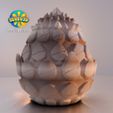 Earth-Dragon-Egg-Gradient-PLA.jpg Elemental Dragon Eggs - Storage & Display Set - No Supports 3D Print STL/3MF