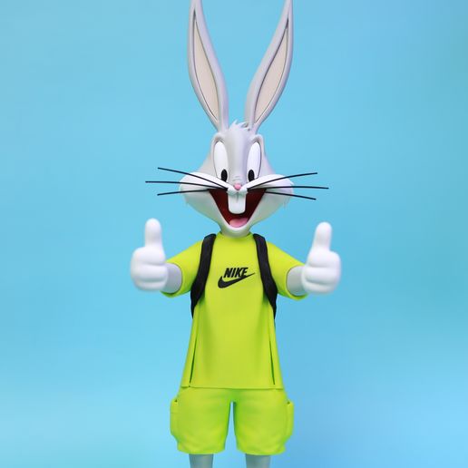 🎨 Bugs Bunny Urban Vibes – Version 2 Fan Art (Multiparts / 3MF