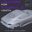 a1.jpg Z 2023 WINDOW LOUVER SET FOR TAMIYA 1-24 Modelkit