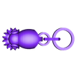 body_SLS_keychain.stl STL-Datei Ball-joint articulated octopus keyring remix kostenlos・Design für 3D-Drucker zum herunterladen