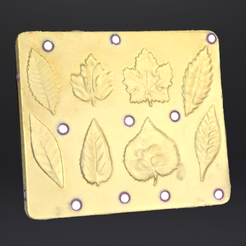 09.png STL file Marzipan Blätterform 09・3D printable design to download