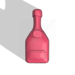 CHAMPAGNE-BOTTLE-STL-FILE-for-vacuum-forming-and-3D-printing-1.jpg Champagne bottle Stl File
