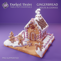 CHRISTMAS1-HOUSE.png 3D file Gingerbread House・3D print design to download