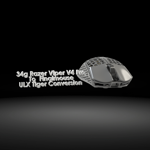 🐅 <34 Gram Viper V4 Pro ▻ Finalmouse ULX Tiger Weight Reduction