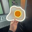 1.jpg Free 3D file 3D Printed Egg Splatter Neon Sign・3D printer design to download