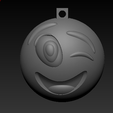2.png emoji winking keychain(fan art)