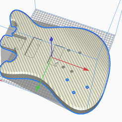 Sin-título.png Archivo STL Cuerpo de guitarra Fender Stratocaster.・Diseño de impresión en 3D para descargar
