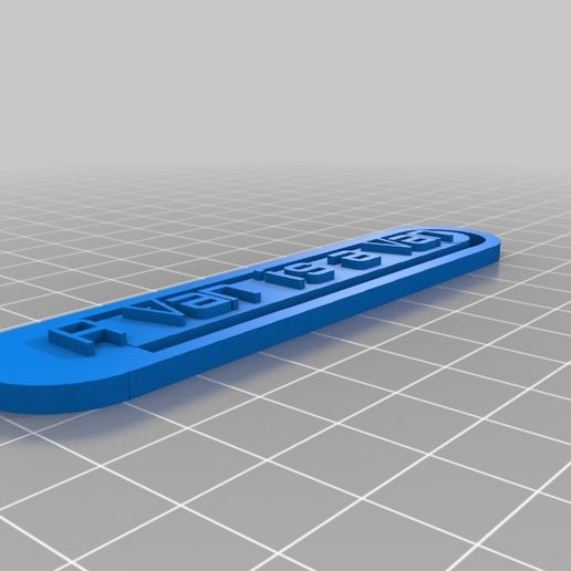 Lesezeichen Van 3D model