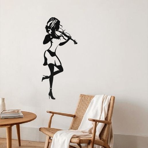 violin girl 3D model