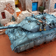 arrowheadTurretOnTank.png Torretas extra para Leopard: Imprimibles en 3D para Wargames de 28 mm