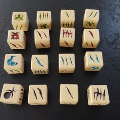 Ensemble.jpg STL file God of Chaos Dice・3D printing design to download