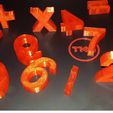 20180104_170526.jpg 3D file The numbers・3D printable model to download