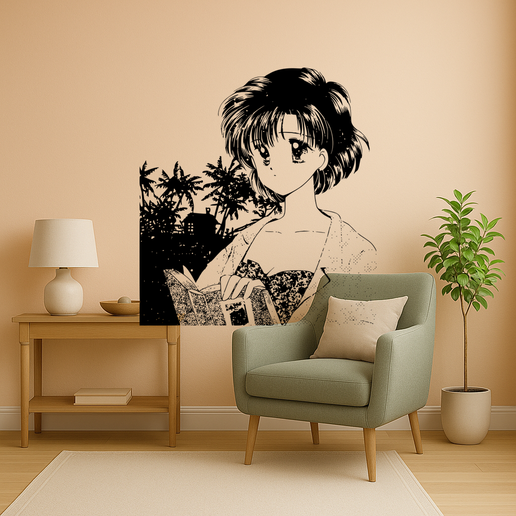 Sailor Moon - Ami Mizuno Studying