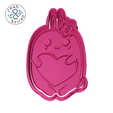 Kawaii_8cm_2pc_02_C.png Lovely Animals (16 files) - Cookie Cutter - Fondant - Polymer Clay