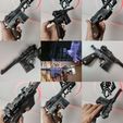 IMG_20230829_135511.jpg Metal Gear Solid Snake Eater Shanxi type 17 pistol 45 gun The Broomhandle 3d model