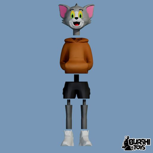 Tom-and-jerry-urban-style-5.jpg Tom (Tom & jerry) Urban Vibes (multiparts/3mf)