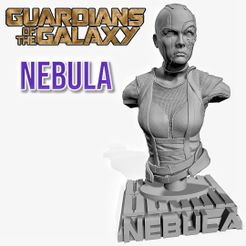 PhotoRoom-20231101_224000-01.jpeg Buste de Nebula - Guardians of the Galaxy FanArt