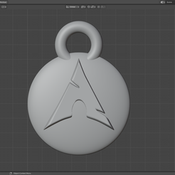 ArchLinux_01_2022.png 3D-Datei Linux-Schlüsselanhänger - ArchLinux・3D-druckbare Vorlage zum herunterladen