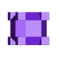 Cube_-_V13_-_6x6_in.stl 120. Cube Platonic Solid Variants Bonsai Vase - V13 - Chika (Inches)