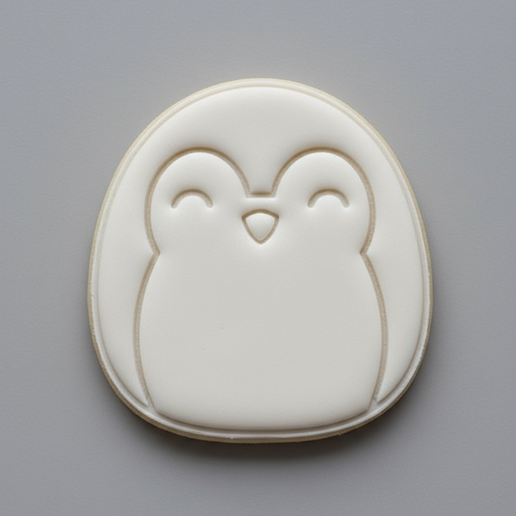 Penguin Cookie Cutter 3D model