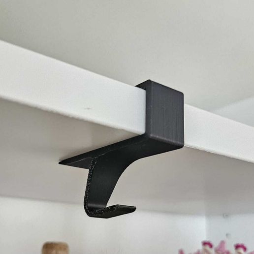 hanger-on-shelf.jpeg Hook Shelf Mount for Billy Bookcase (Adjustable)
