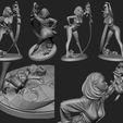 zbrush.jpg FELICITY PURRKINS: CAT TROUBLE - STL PINUP FIGURE