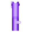 barrel.stl AT-02 airsoft 40mm under-barrel grenade launcher