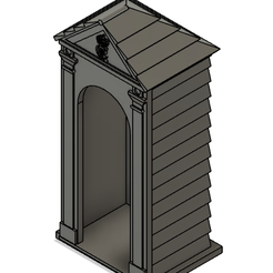 1.png Archivo STL King Charles III Welsh guard sentry box - Garita guardia real inglesa・Plan de impresión en 3D para descargar, Shino67