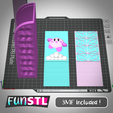 funstl-flexibox-case-with-flexible-cover-3mf-kirby.png FUNSTL - FlexiBox, Case with flexible cover - Model Kirby 3MF