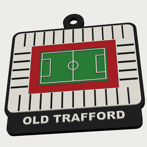 Old Trafford Stadium Keychain – Manchester United | Multicolor AMS