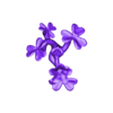 flower_4.stl Collection of plants and ferns with supports (2)