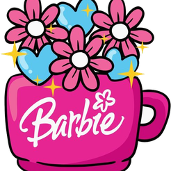 barbie-3.png Cutter cookie cutter barbie flowers