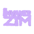 Inveder-Zim-logo_b.stl Invader Zim - Set of 26 keychains (Invader Zim Set of 26 keychains)
