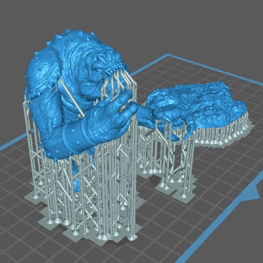 Rancor_09.jpg 绝地归来》中的兰科尔 - 3D 打印