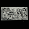 carp-scenery-45cm-17.png two carp scenery in underwather for 3d print detailed texture