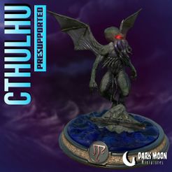 cthulu_01_color_q.jpg Cthulhu - The Great Old Ones  (presupported stl)