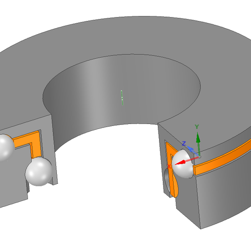 Axial Bearing 3D model