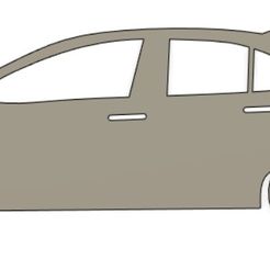 2022_toyota_coroll.jpg Файл STL Брелок с силуэтом Toyota Corolla 2022 года・Модель для загрузки и 3D-печати
