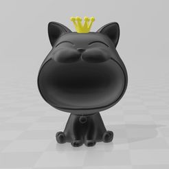Gatinho-1.jpg Файл STL Gatinho Porta Joia Bocão / Держатель для украшений "Котенок" Рот・Модель 3D-принтера для загрузки