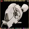 Spaceship-3dprinting-3dprints-miniature-minis-diorama-3dprint-bundle-pack-props-banner-6.jpg 20 Different Spaceship STL Diorama - Minature Collection Pack-Bundle
